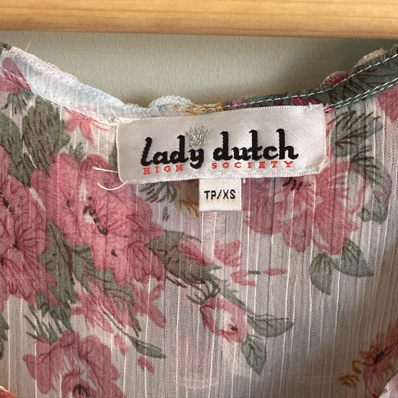 🩷 Blouse fleurie transparente - Picture 2 of 3